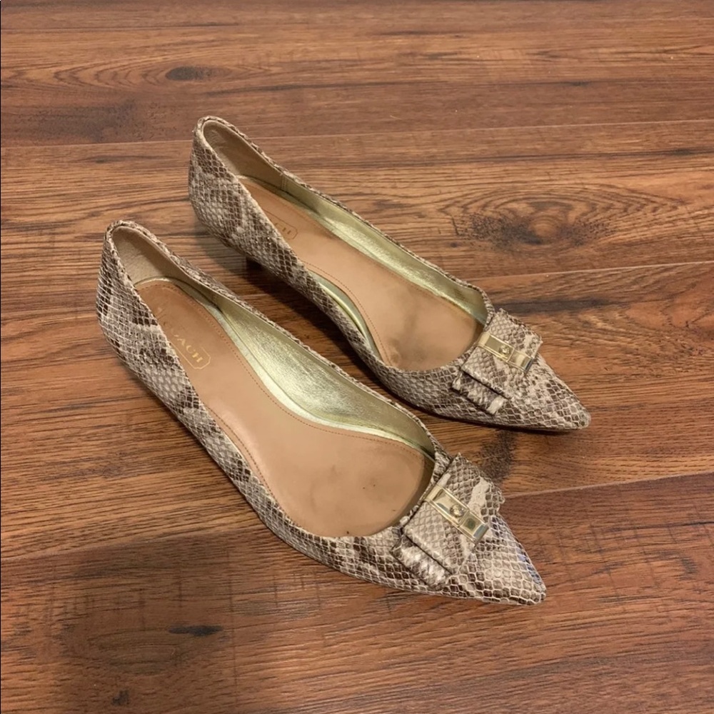 Coach Kitten Heels